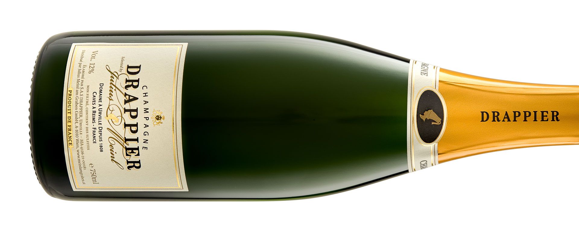 Label design Champagner Meinl am Graben
