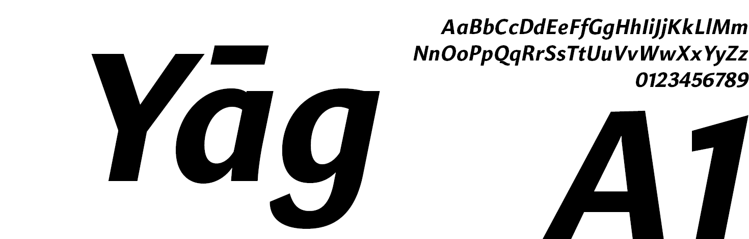 Libert Sans Font Family Extra-Bold-Italic