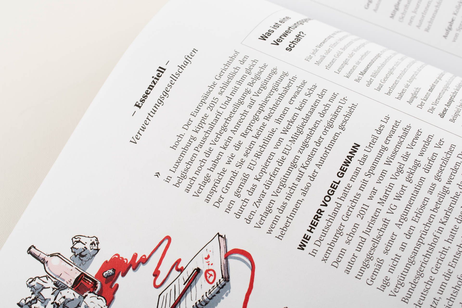 Anzeiger Magazin Font in use Liber Type Foundry