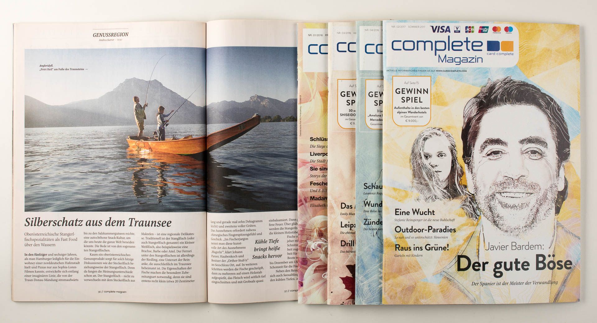 Complete Visa Magazin font in use Liber Type Foundry
