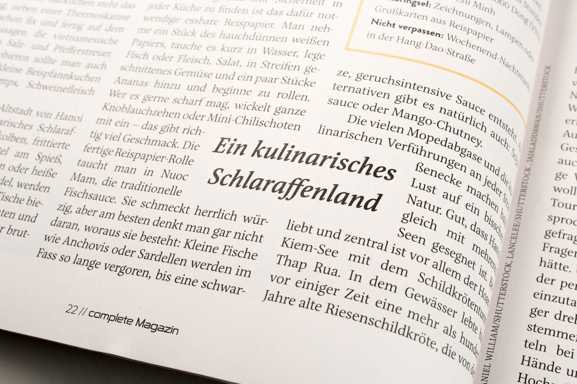 Complete Magazin Font in use Liber Type Foundry