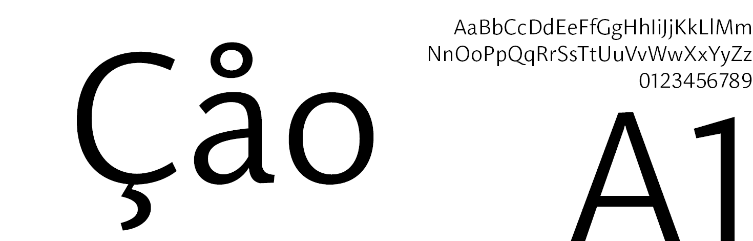 Libert Sans Font Family Semi-Light