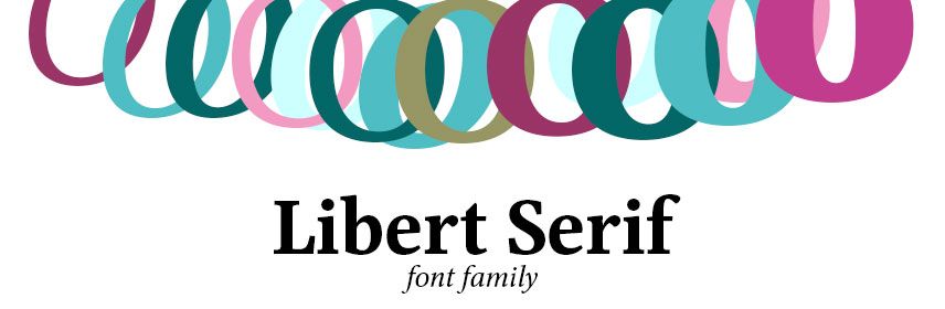Libert Serif Font Header