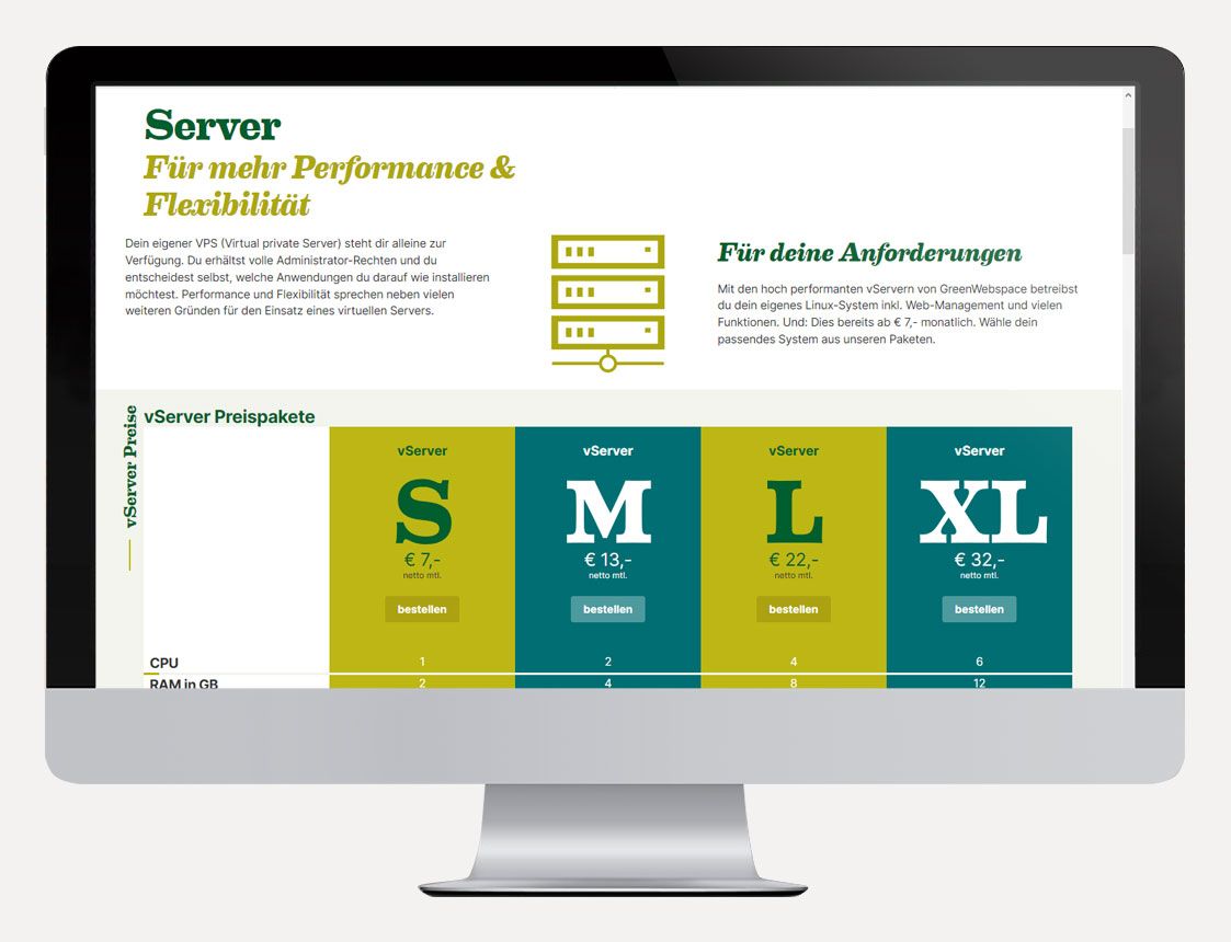 Webdesign Website Greenwebspace