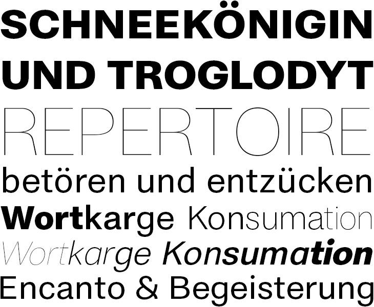 Libesk Schriftart Beispiele