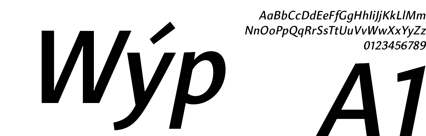 Libert Sans Font Family Semi-Bold-Italic