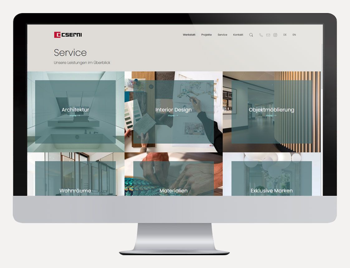 Webdesign Website Cserni