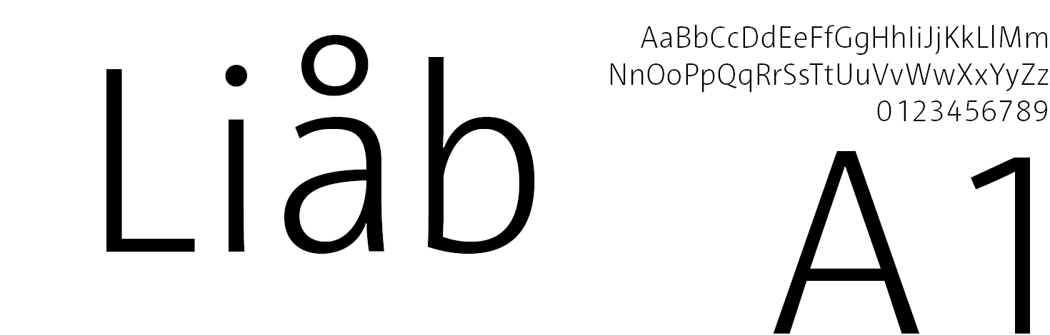 Font Family Libertin Light