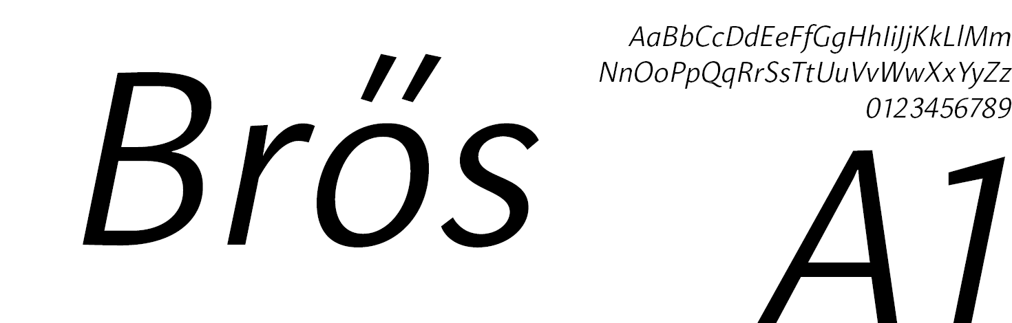 Libert Sans Font Family Semi-Light-Italic