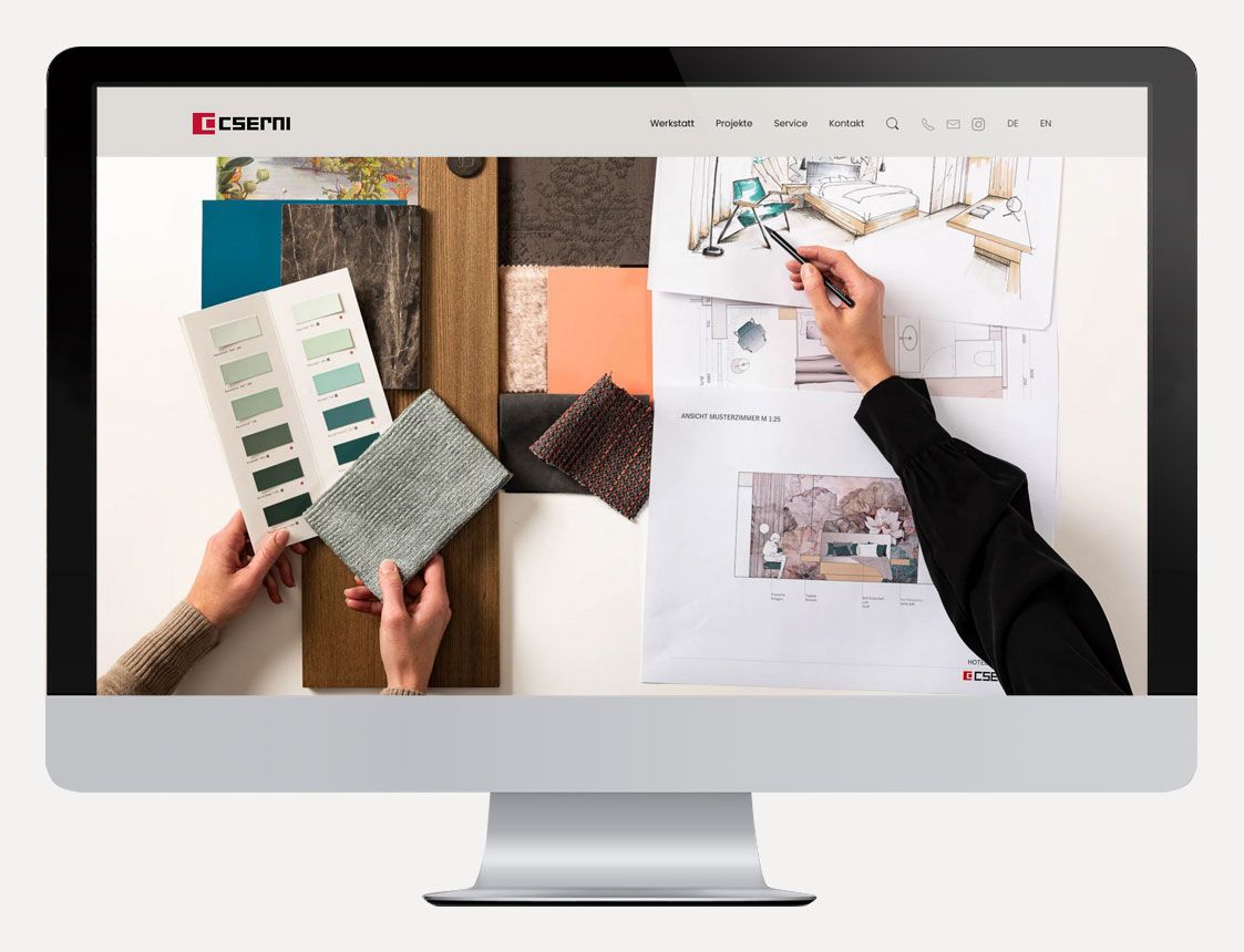 Webdesign Website Cserni