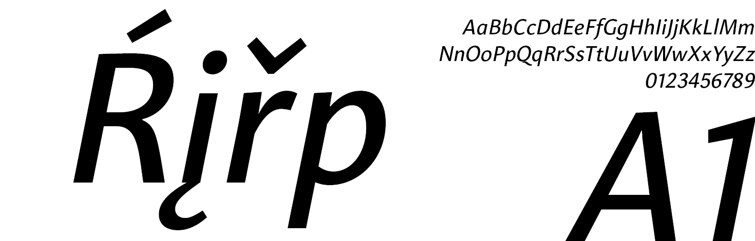 Libert Sans Font Family Medium-Italic
