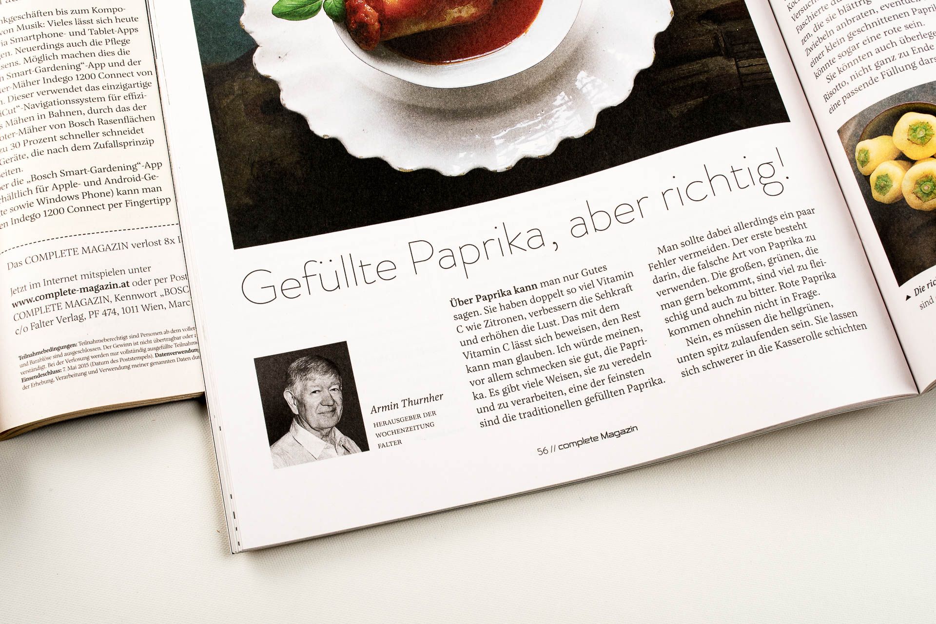Complete Magazin Font in use Liber Type Foundry