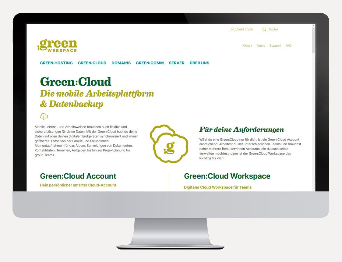 Webdesign Website Greenwebspace