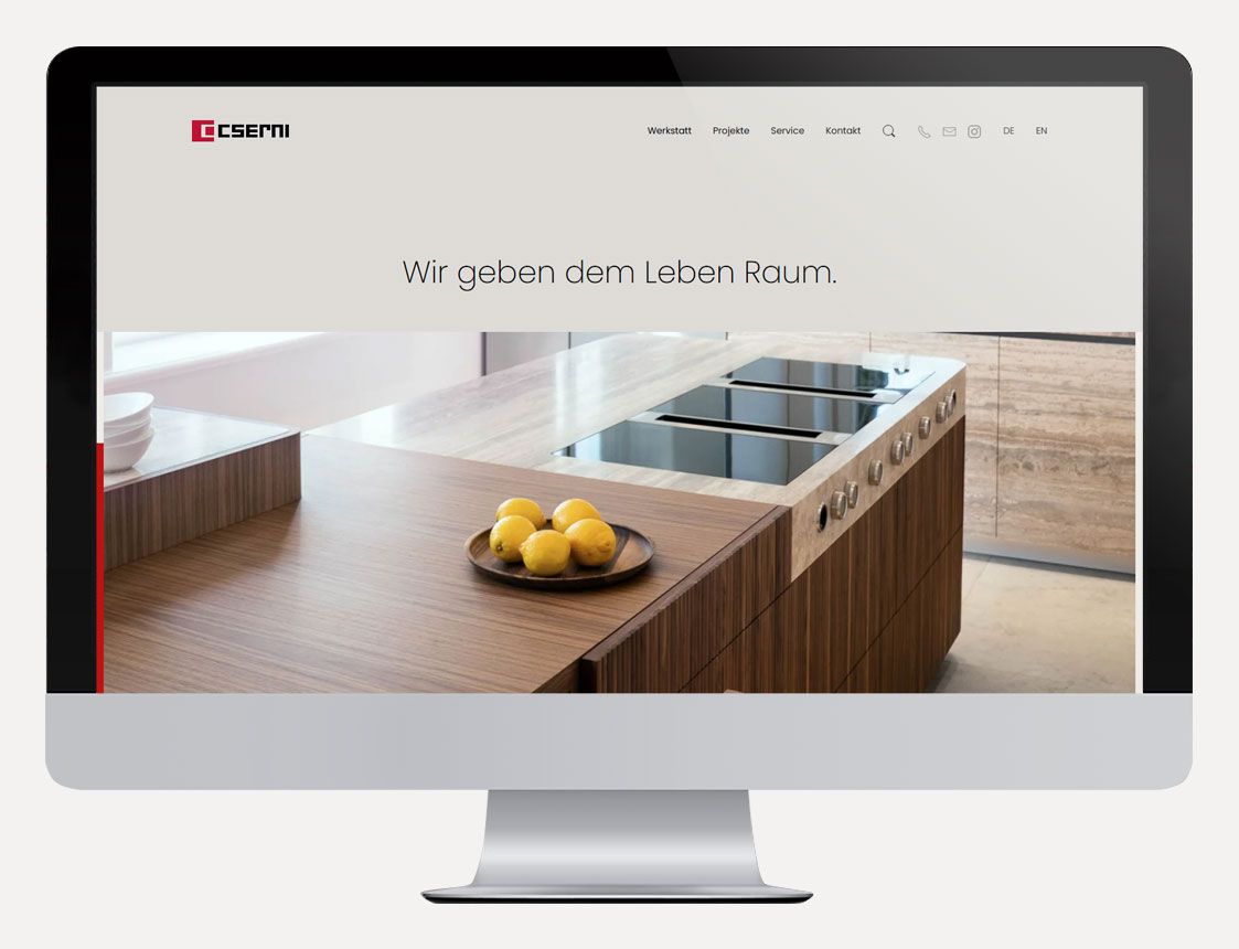 Webdesign Website Cserni