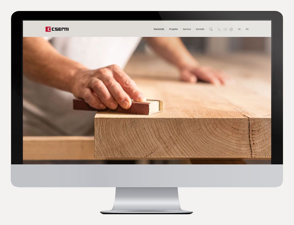 Webdesign Website Cserni