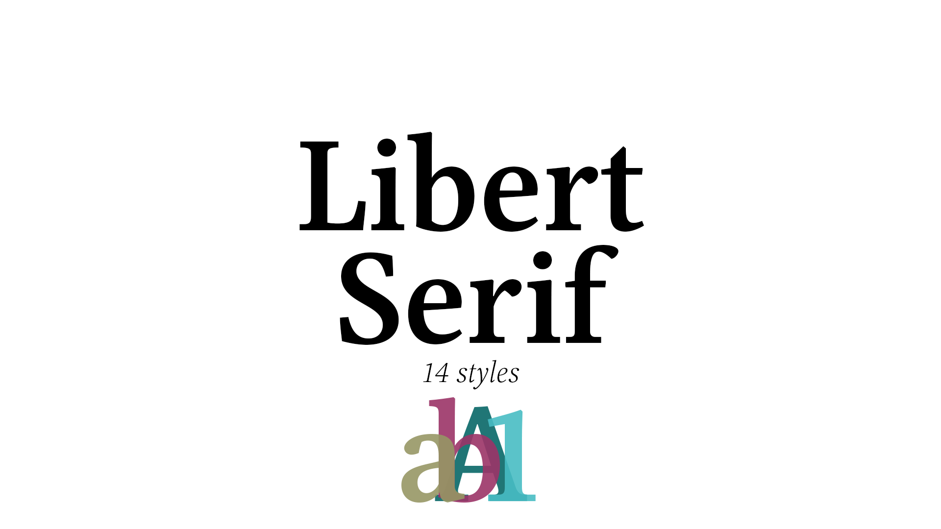 Font family Libert Serif