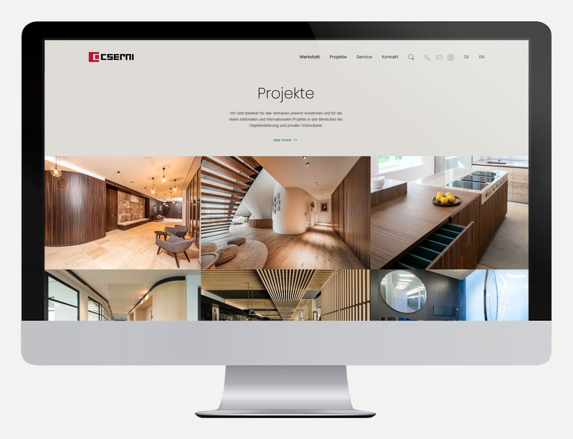 Webdesign Website Cserni