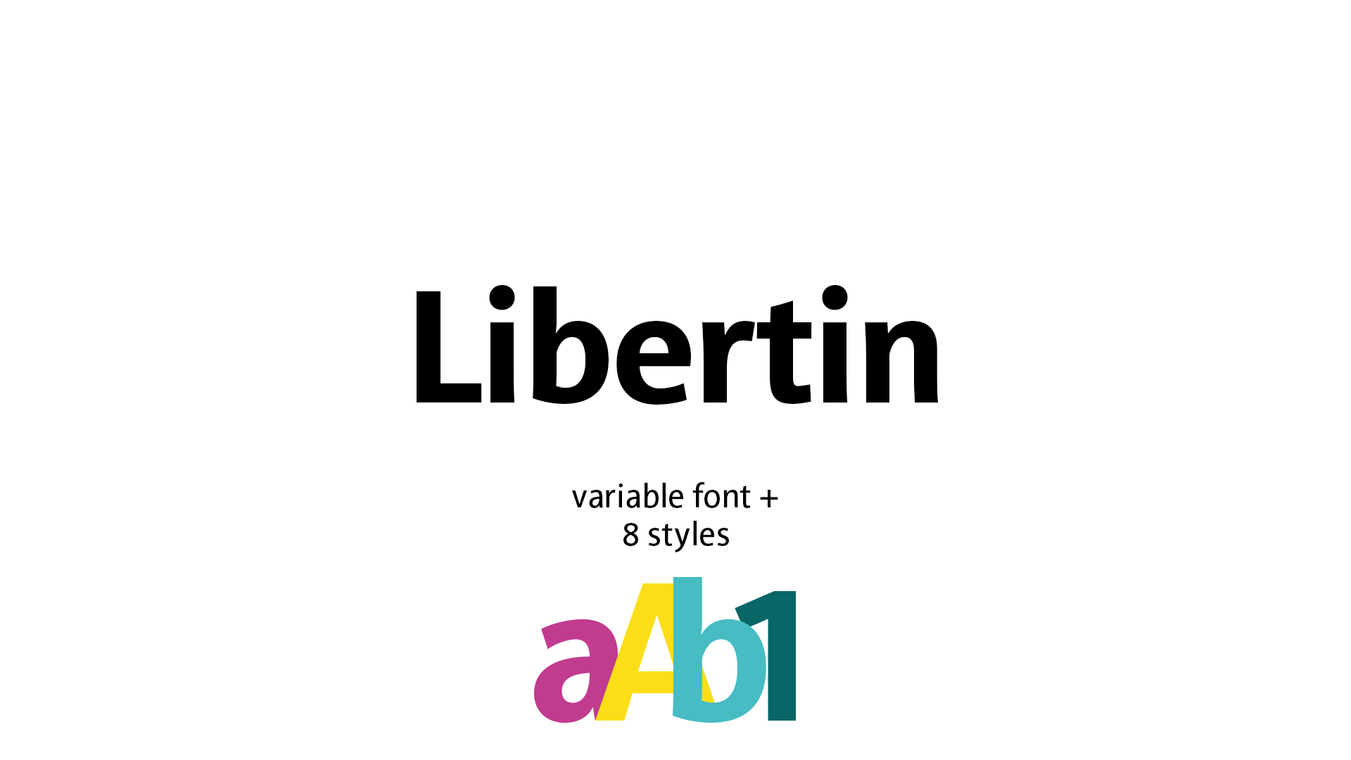 Font family Libertin
